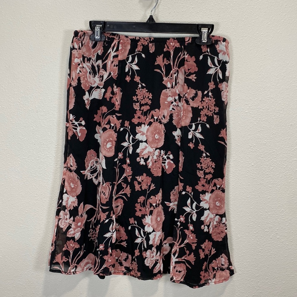 NY collection‎ midi floral skirt